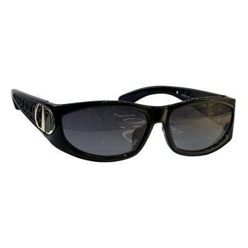 DIOR square frame glasses black/white color Size 61口15-130