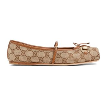 Gucci brown Ballet Shoes Flat Shoes