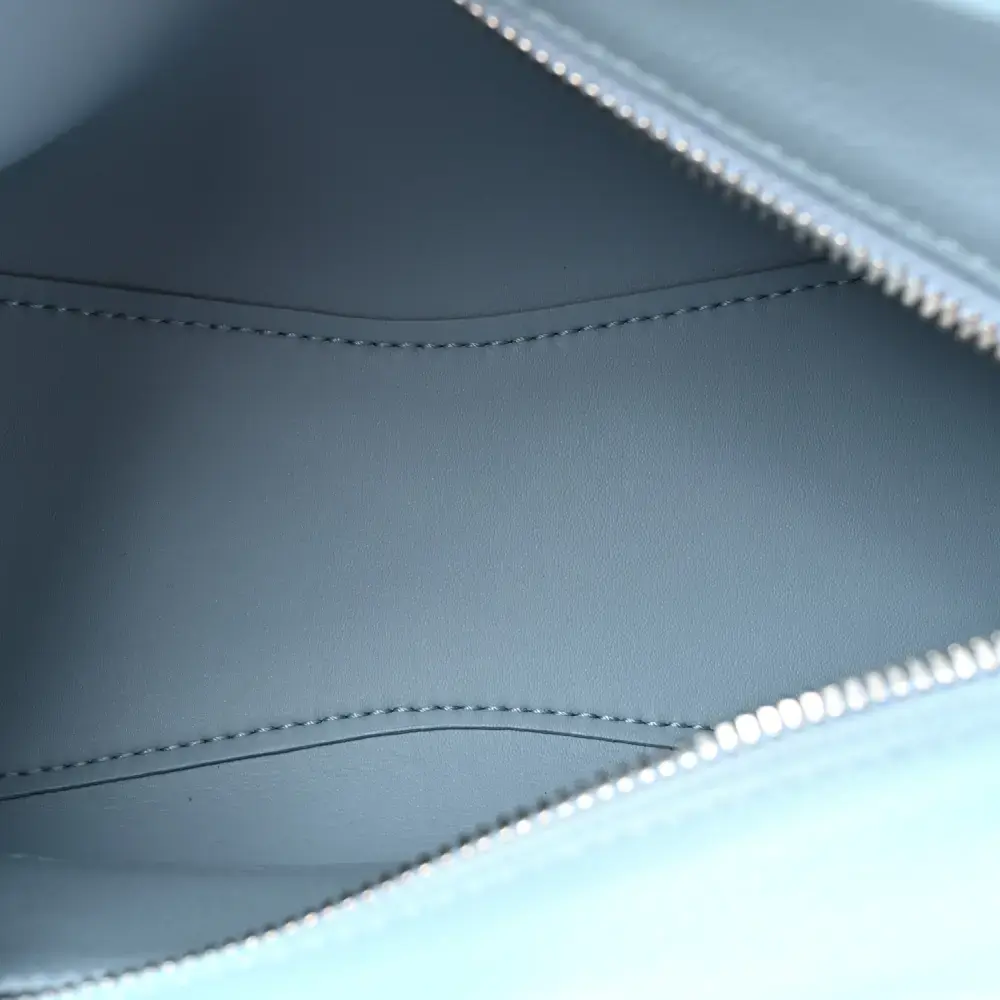 Balenciaga Mini Neo Classic City Blue/Grey Grained Calfskin Leather Silver Hardware - 图片 6