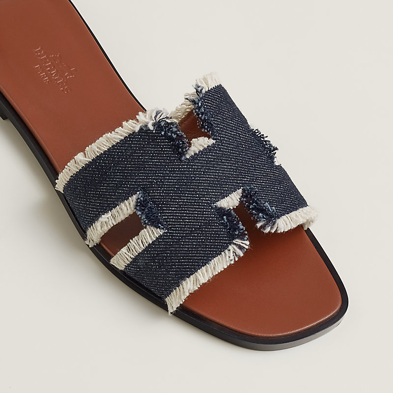 HERMES Oran Black Slippers - 图片 4