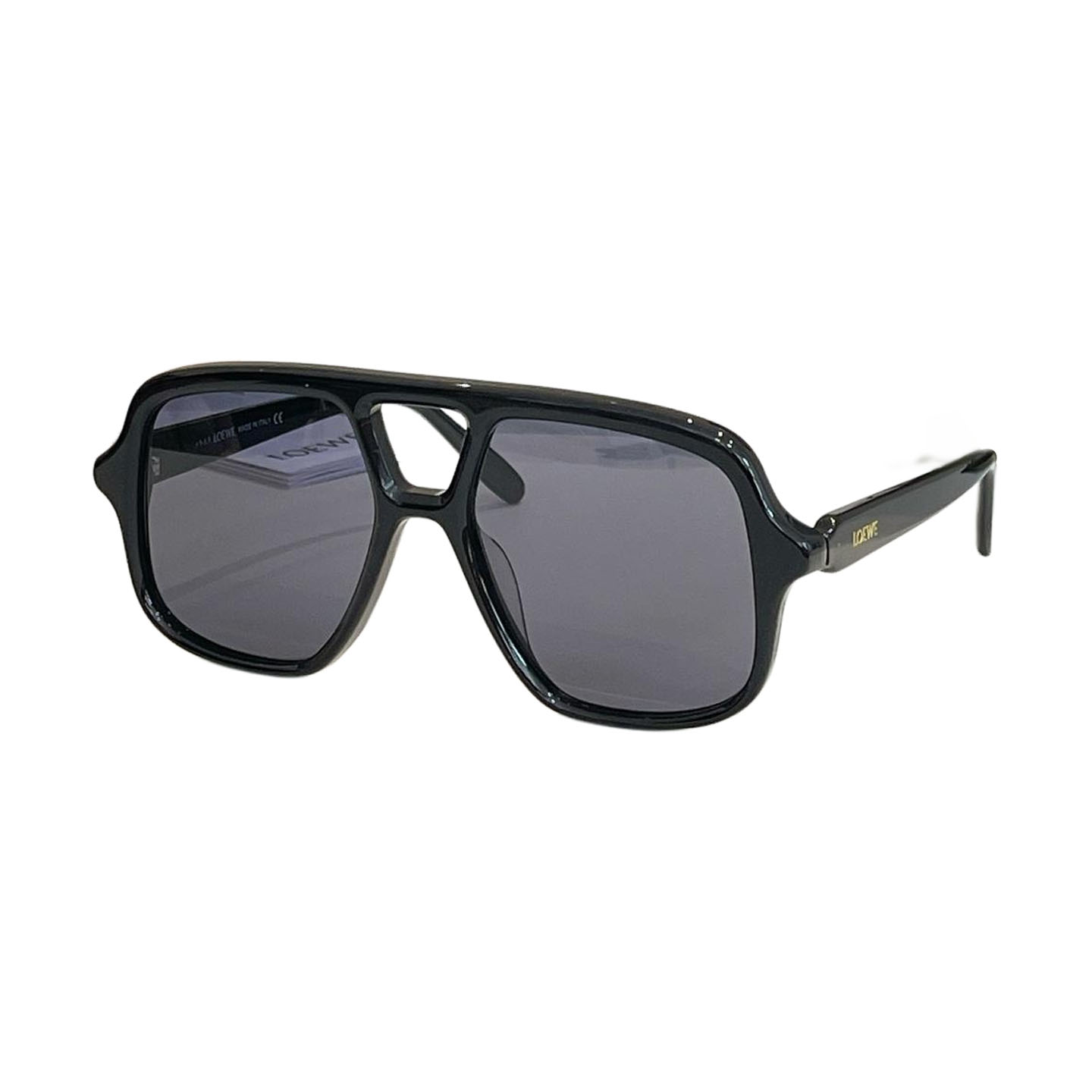 Loewe Pilot glasses leopard brown/leopard green/leopard rust/black/tawny/black sepia/black yellow color Size 47口23-145 - 图片 4