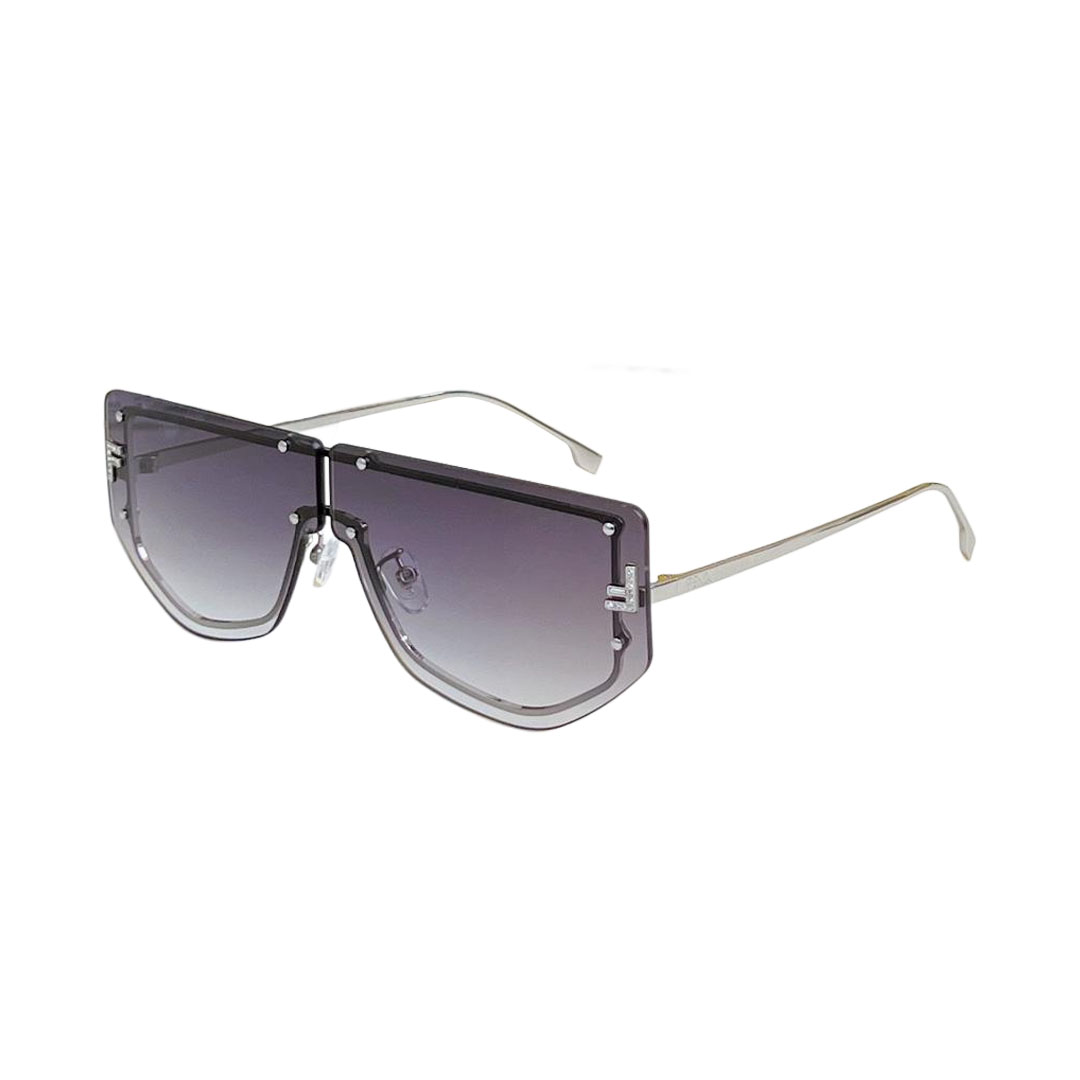 Fendi glasses gradient brown/gradient purple/gradient red/gradient green color Size 71口1-145 - 图片 4