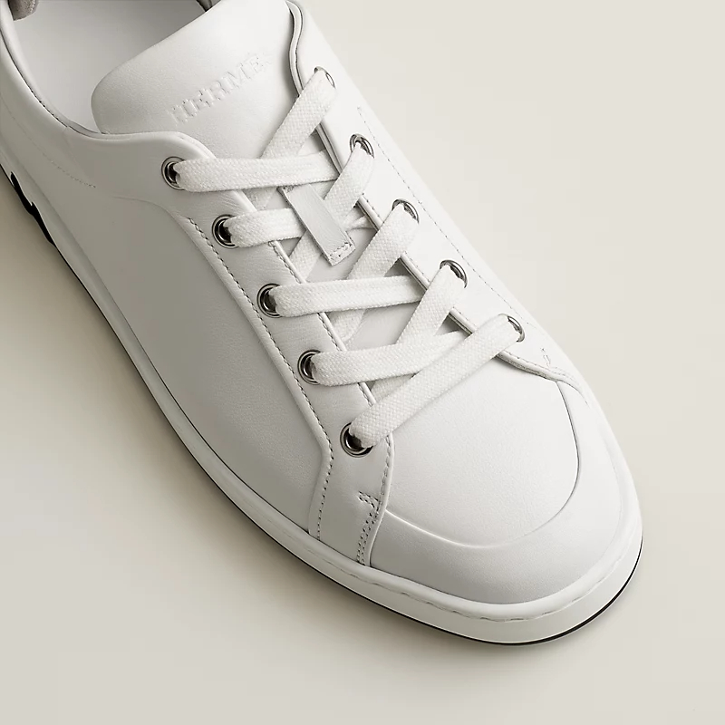 HERMES Kid Sneakers White Sports Shoes - 图片 4