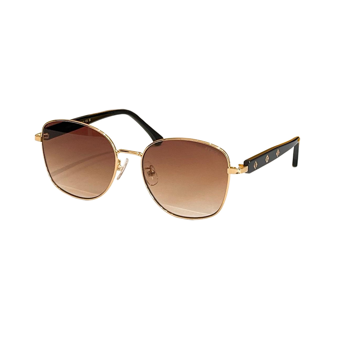 Fendi Butterfly glasses black gold/grey black/green black/eggplant/white/purple/brown color Size 55口19-145 - 图片 7