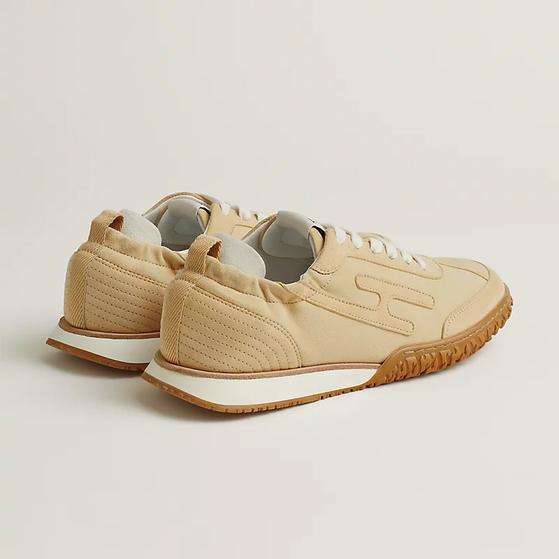 HERMES Jet Sneakers Yellow Sports Shoes - 图片 4