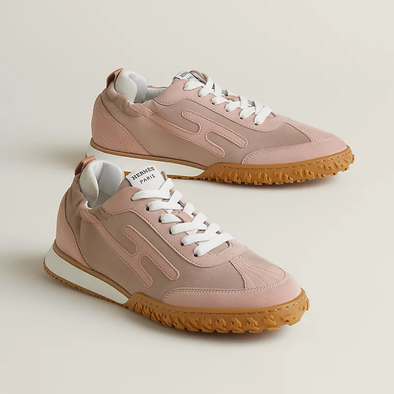 HERMES Jet Sneakers Pink Sports Shoes - 图片 2