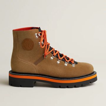 HERMES Hike Brown ankle boots