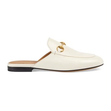 Gucci white baotou slippers
