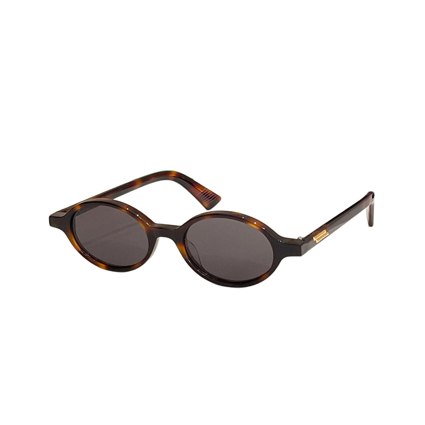 Bottega Veneta Oval glasses brown leopard/green leopard/black leopard/black/orange black/red/transparent black/transparent leopard/pink color Size 49口21-145 - 图片 3