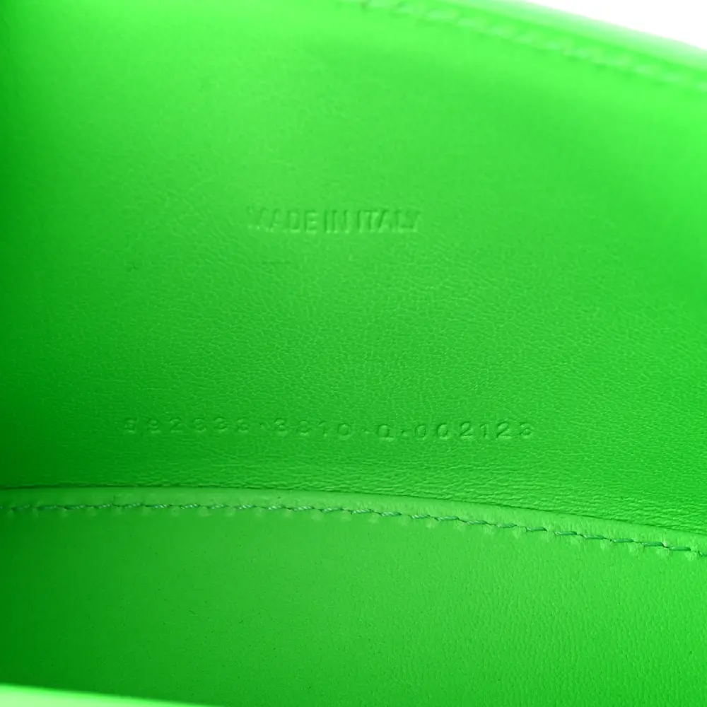 Balenciaga XS Hourglass Top Handle Bag Fluo Green Strass Crocodile Embossed Shiny Calfskin Leather Silver Hardware - 图片 8