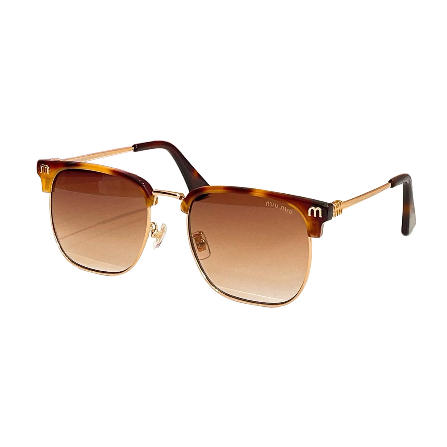 Miu Miu Clubmaster glasses leopard green/leopard brown/purple gold/purple silver/black/grey color Size 54口20-145 - 图片 3