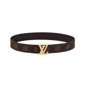 Louis Vuitton Men's Dimension Reversible Belt In Brown/Black Calfskin With Gold/Silver Hardware 40mm