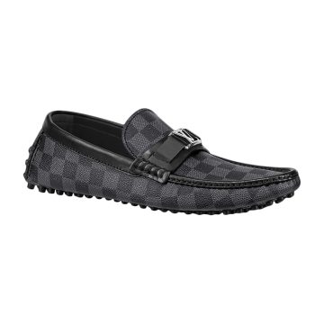 Louis Vuitton men's Grey leather shoes Loafers