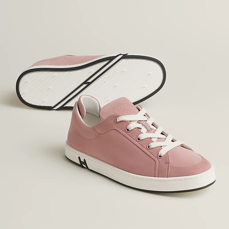 HERMES Kid Sneakers Pink Sports Shoes - 图片 3