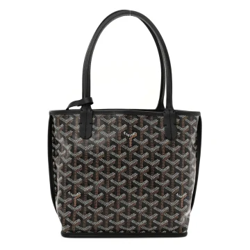 Goyard Mini Reversible Anjou Black Goyardine Canvas