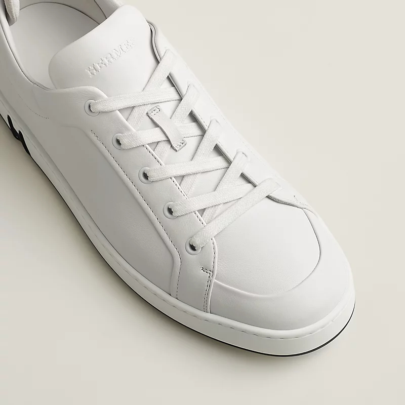 HERMES Kid Sneakers White Sports Shoes - 图片 4