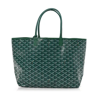 Goyard Saint Louis Tote PM Green Goyardine Canvas