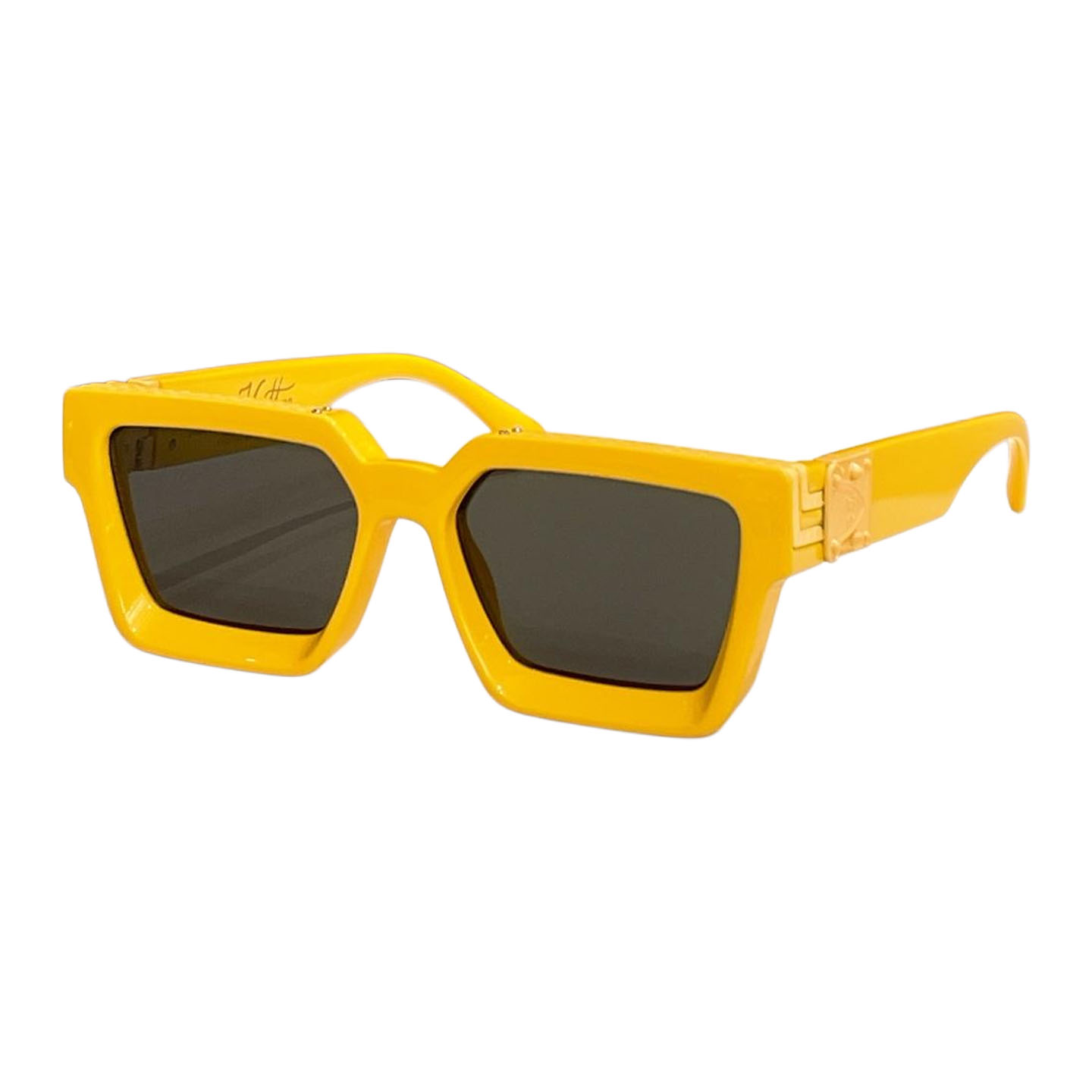 Louis Vuitton square frame glasses orange/green white/leopard blue/yellow/purple tawny/blue green/silver/sky blue/leopard blue/leopard brown/black orange/black gold/black color Size 51口20-140 - 图片 2