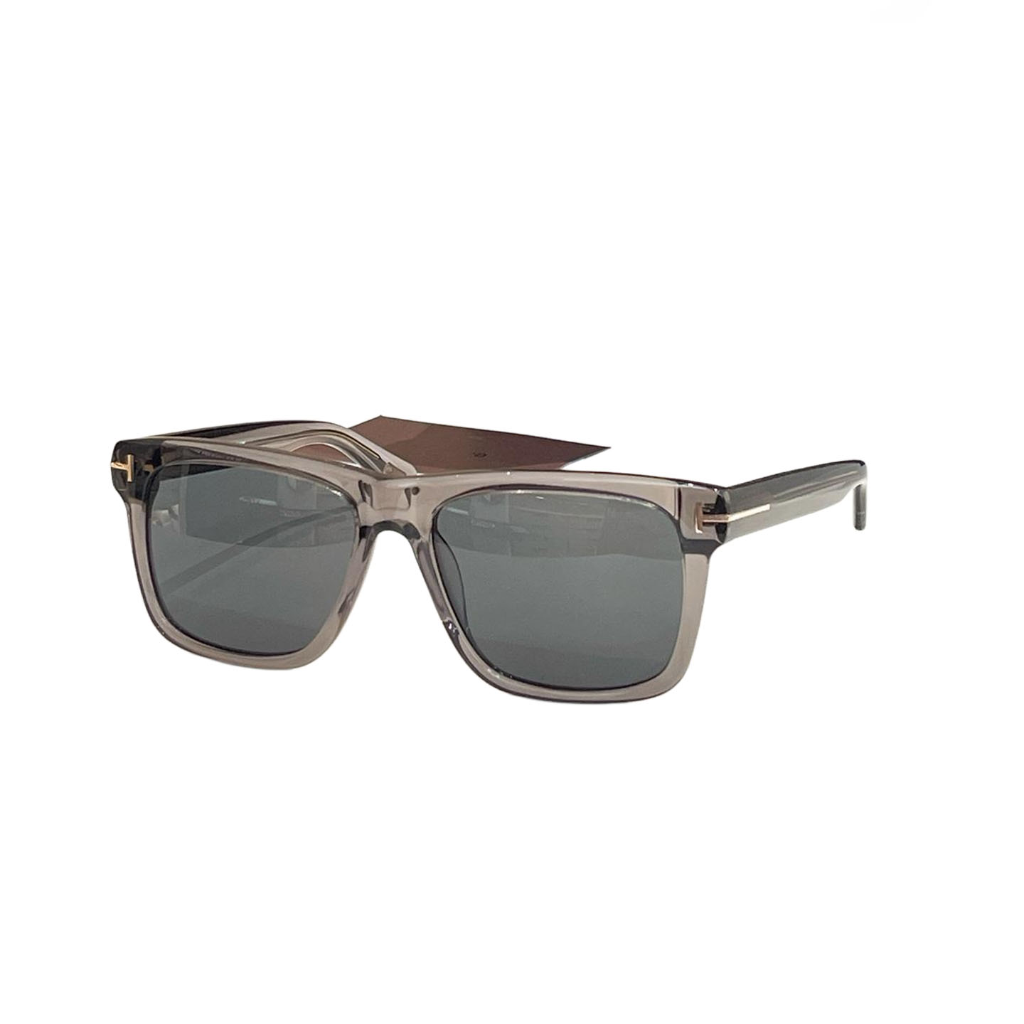Tom Ford square frame glasses leopard blue/grey/leopard mustard/black/leopard cyan/black tawny/black brown/black orange color Size 58口17-145 - 图片 2