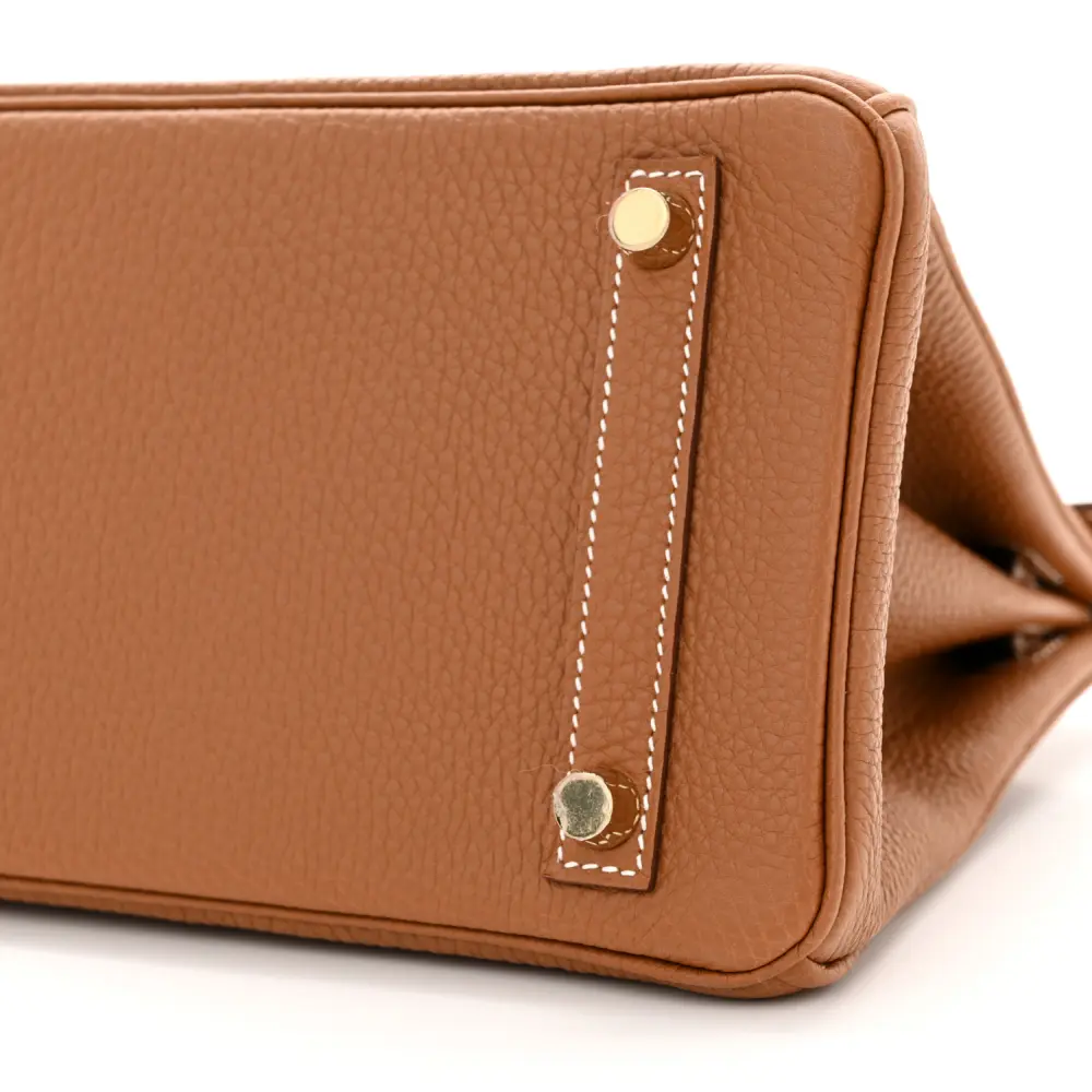 Hermès Birkin 25 Brown Togo Leather Gold Hardware - 图片 5