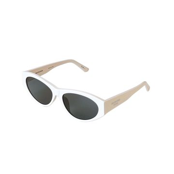 Balenciaga Cat Eye glasses white/green leopard/black leopard/coffee/black color Size 60口17-145