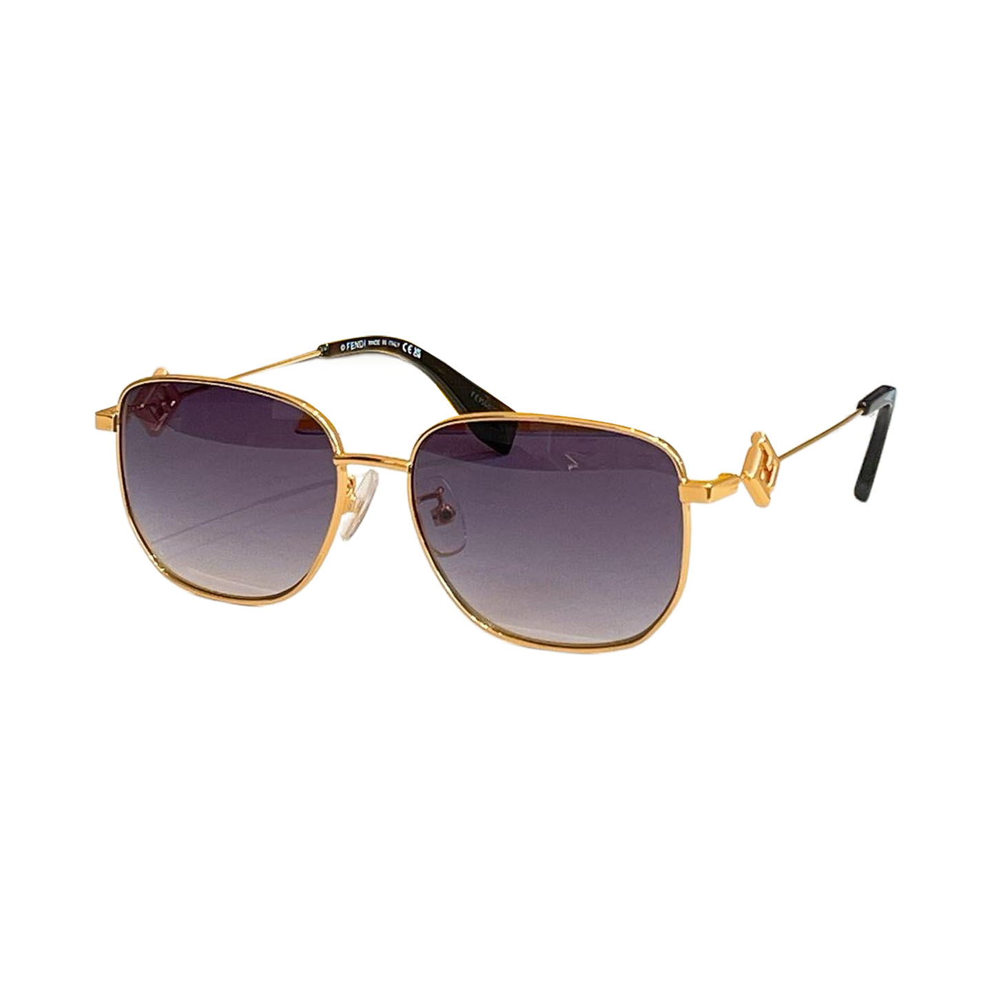 Fendi glasses silver/gold/rose gold/brown/eggplant/sepia/green/black gold color Size 56口16-140 - 图片 5