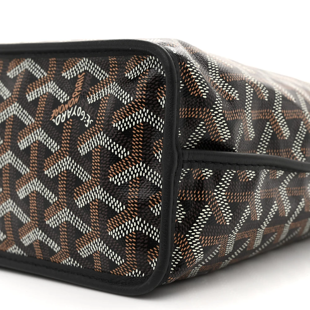 Goyard Mini Reversible Anjou Black Goyardine Canvas - 图片 5