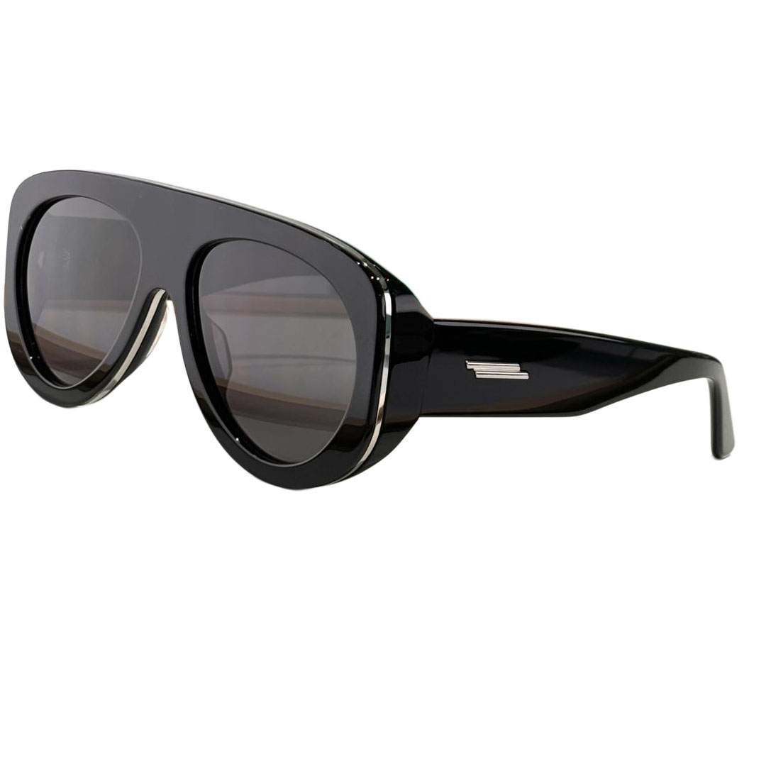 Bottega Veneta Pilot glasses leopard/black gold/black silver/matte black/green black/transparent black/tawny color Size 58口17-130 - 图片 4