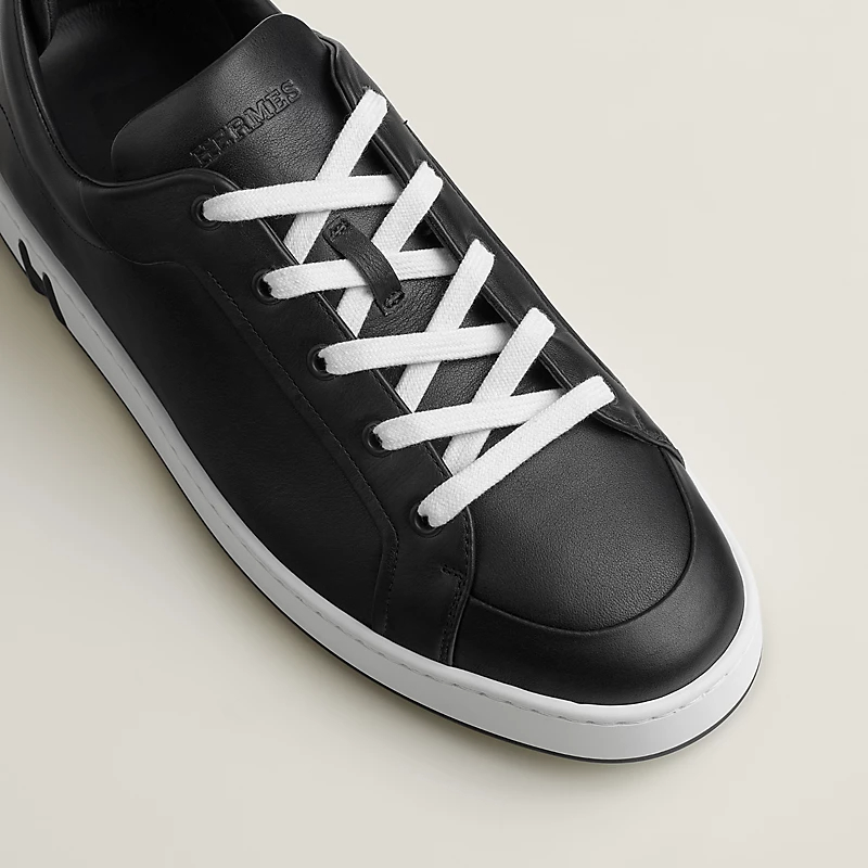 HERMES Kid Sneakers Black Sports Shoes - 图片 5