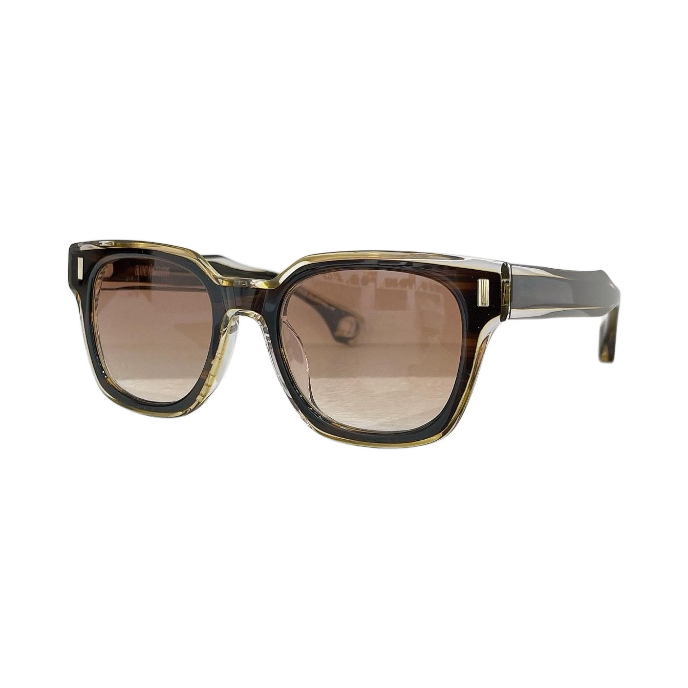 Saint Laurent square frame glasses black purple/grey/black grey/blue/black tawny/brown/olive color Size 51口22-145 - 图片 5