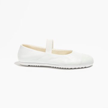 Chanel sheepskin white Mary Jane Shoes