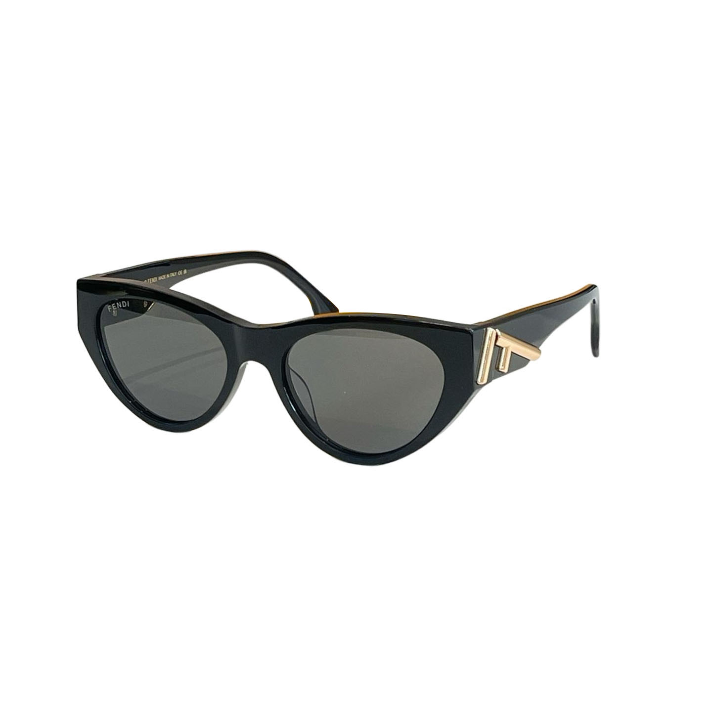 Fendi Cat Eye glasses silver/gold/black silver/black gold/leopard/brown leopard/rust/eggplant color Size 55口19-140 - 图片 4