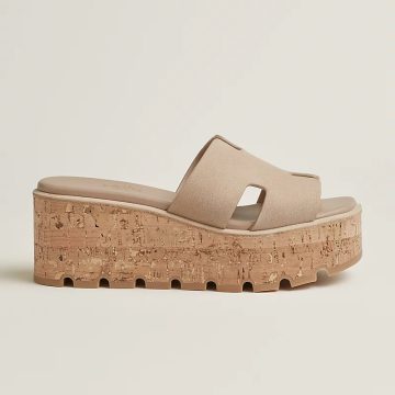 HERMES Eze Wedges and heels Slippers High-heeled slippers High Heels Sandal