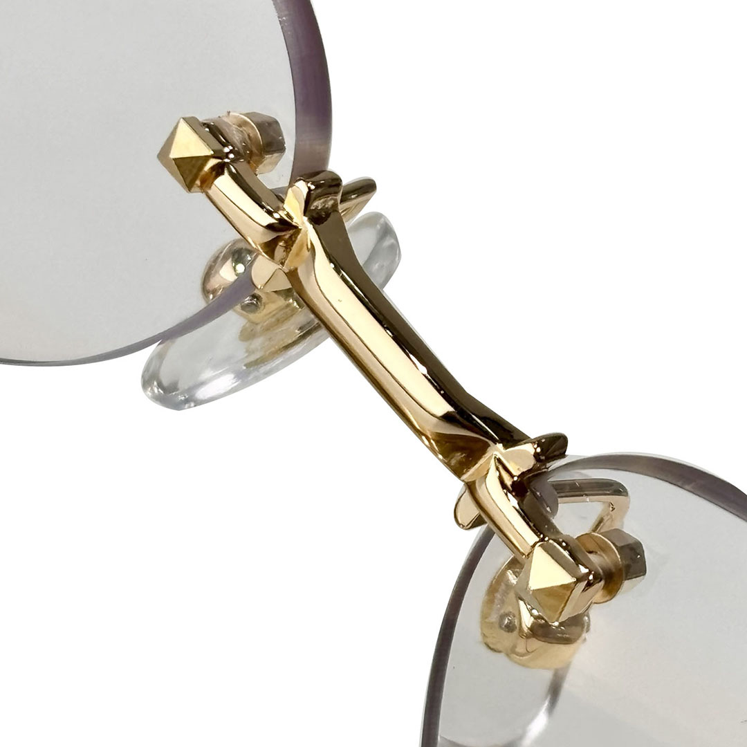 Cartier glasses gold/silver/black gold/black silver/red gold/grey silver/indigo gold color Size 58口16-140 - 图片 2