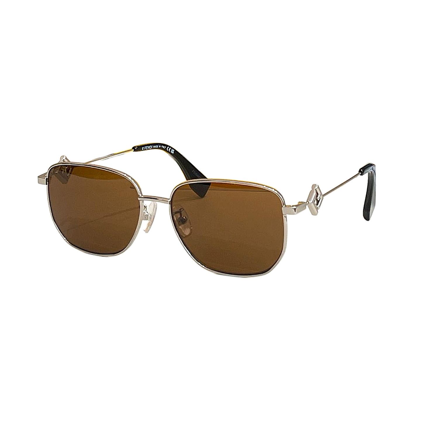 Fendi glasses silver/gold/rose gold/brown/eggplant/sepia/green/black gold color Size 56口16-140 - 图片 6