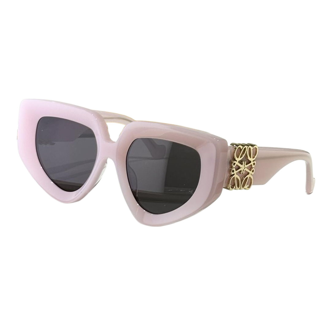 Loewe glasses grey/pink/tawny/leopard black/leopard brown/black silver/black gold/black brown color Size 51口19-145 - 图片 3