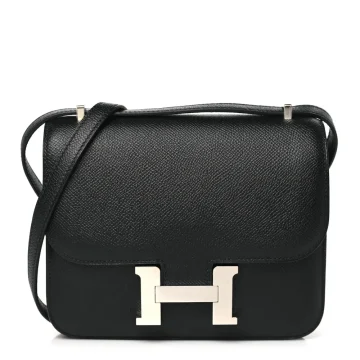 Hermès Constance 18 Black Epsom Leather Gold Hardware