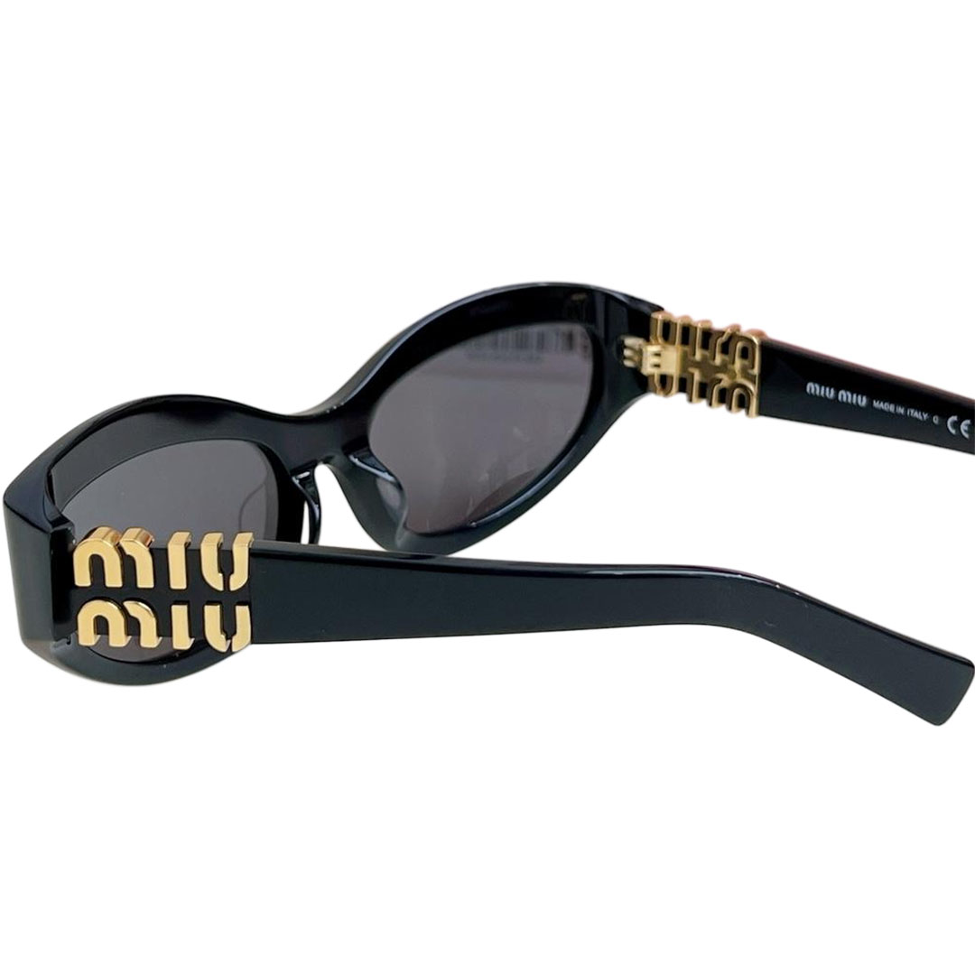 Miu Miu glasses black gold/leopard/apricot/purple color Size 59口17-130 - 图片 5