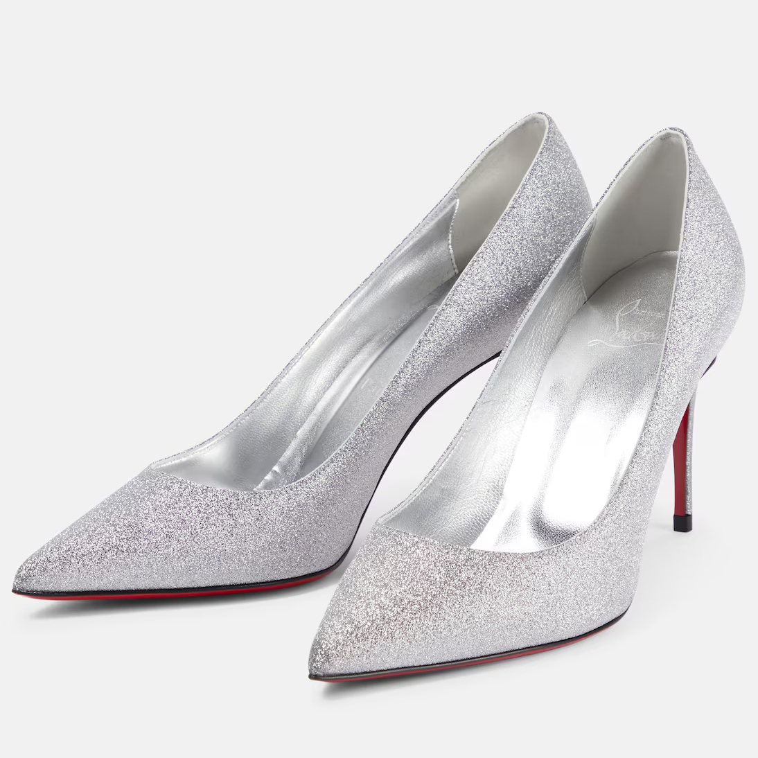 Christian Louboutin Silver stiletto heels shoes - 图片 3