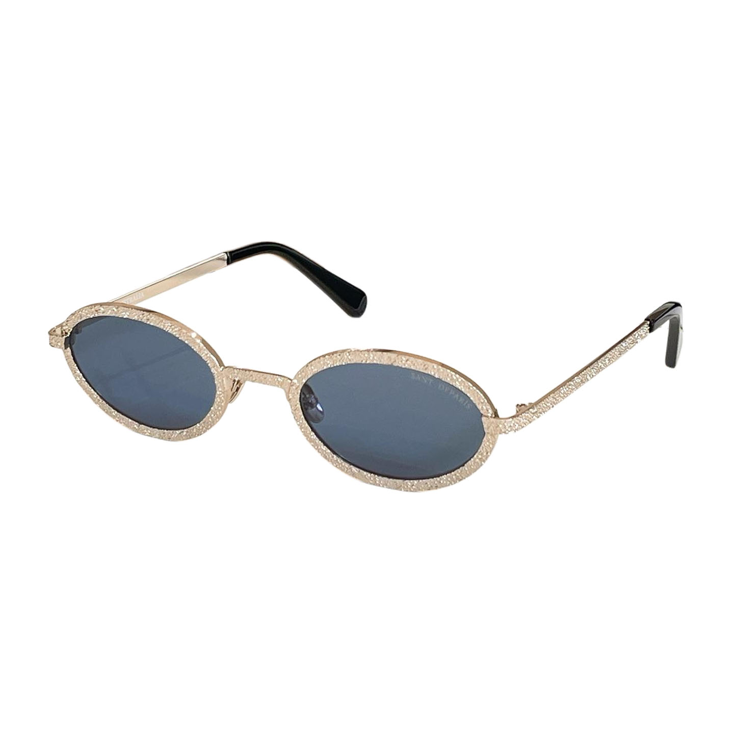 Saint Laurent oval glasses black gold/olive gold/rose gold/blue silver/black silver color Size 53口25-140 - 图片 4