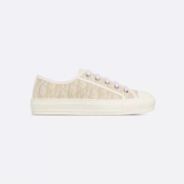 Dior thick sole Beige print sneakers