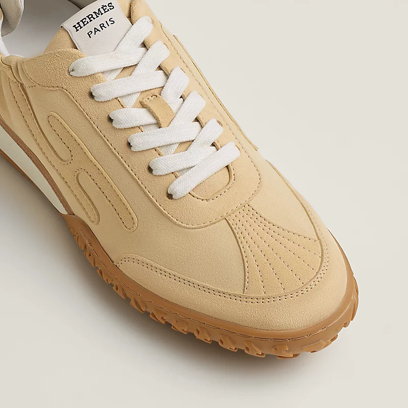 HERMES Jet Sneakers Yellow Sports Shoes - 图片 5