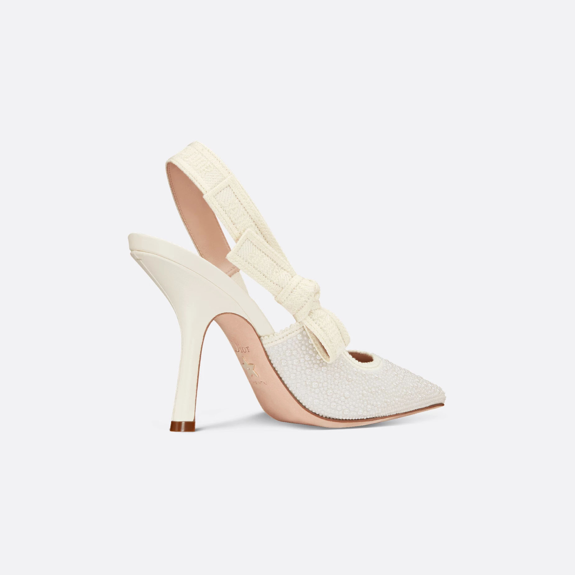 Dior white stiletto heels, pointy heels - 图片 3