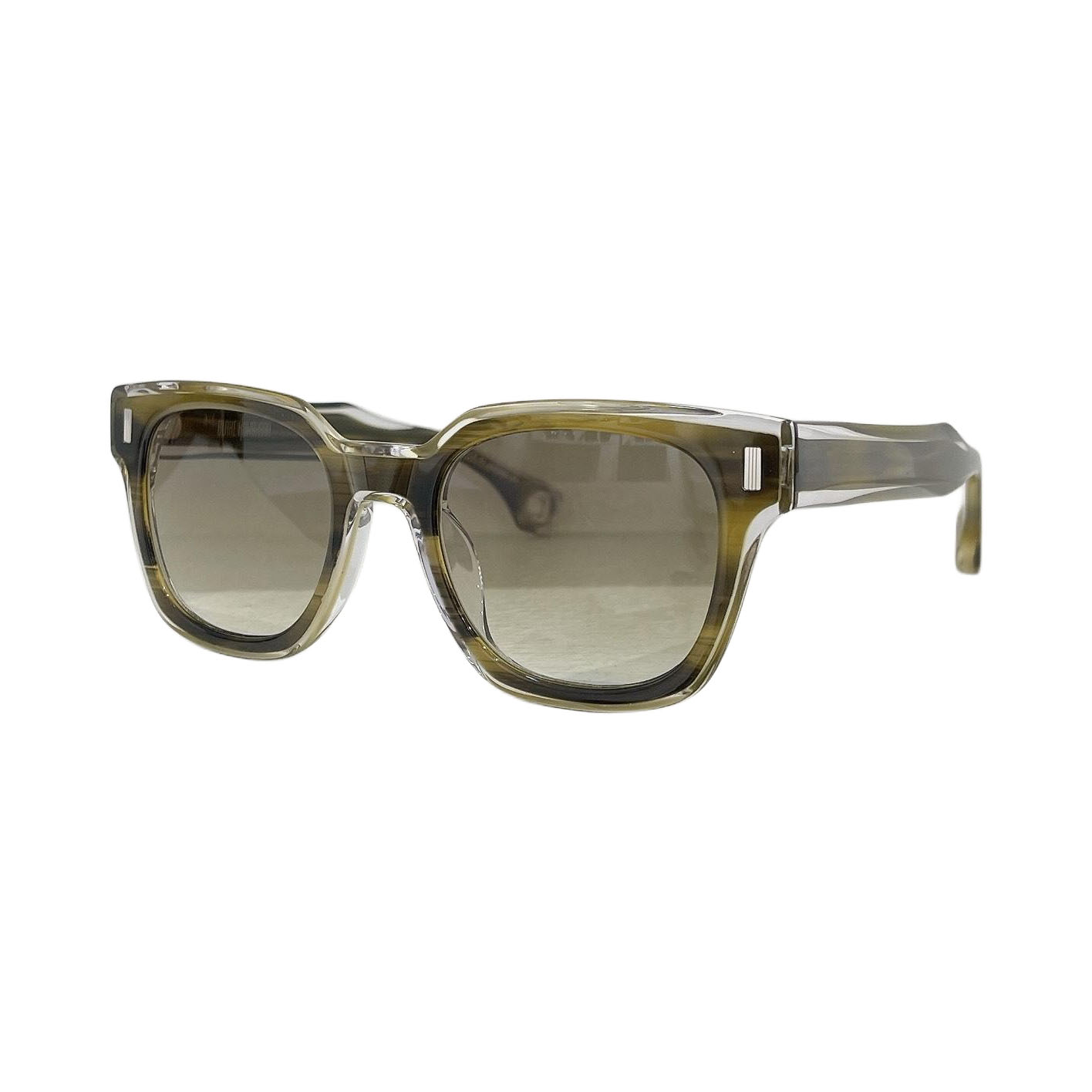 Saint Laurent square frame glasses black purple/grey/black grey/blue/black tawny/brown/olive color Size 51口22-145 - 图片 7