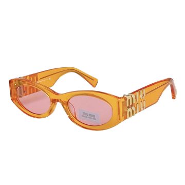 Miu Miu glasses orange/pink/white/tawny/brown leopard/yellow leopard/red/black/black gold color Size 54口21-135