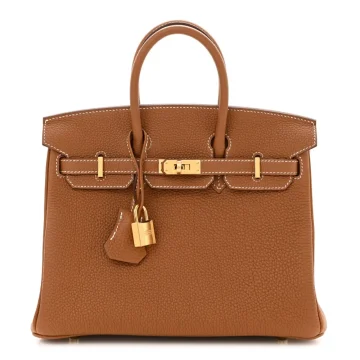 Hermès Birkin 25 Brown Togo Leather Gold Hardware