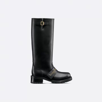 Dior black long boots