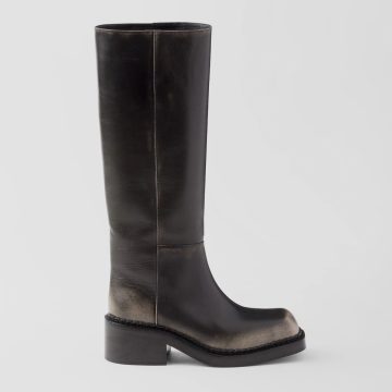 PRADA Leather long boots