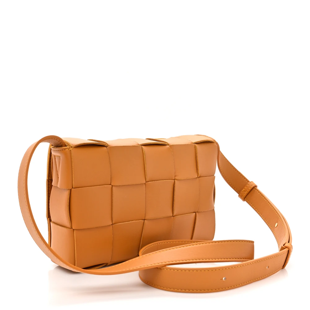 Bottega Veneta Maxi Intrecciato Cassette Crossbody Bag Cob Lambskin Leather - 图片 3
