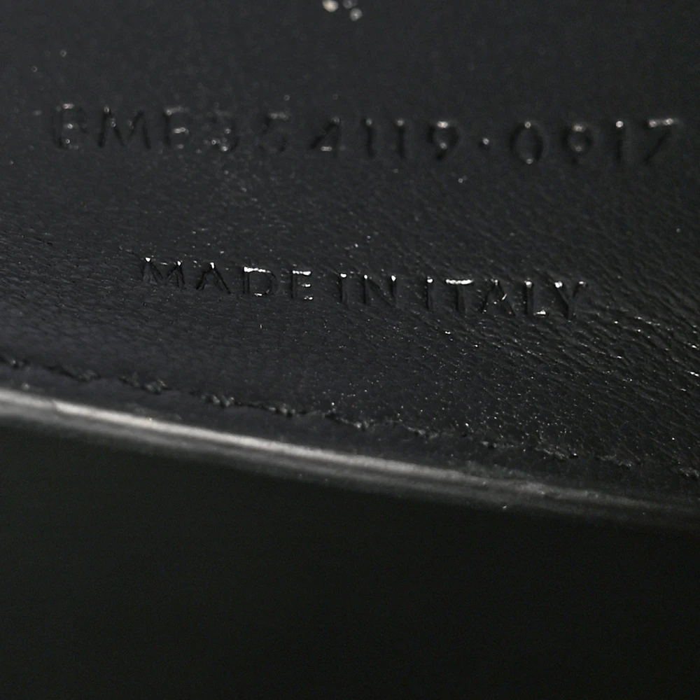 Saint Laurent Medium Kate Tassel Satchel Storm Embossed Classic Monogram Calfskin & Crocodile Leather Silver Hardware - 图片 9